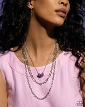 Load image into Gallery viewer, Paparazzi Colorful Cadet - Purple Necklace