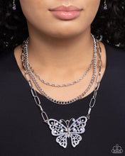 Load image into Gallery viewer, Paparazzi Winged Wonder - Blue Necklace