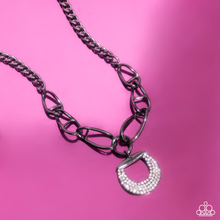 Load image into Gallery viewer, Paparazzi Linked Leader - Black Necklace