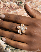 Load image into Gallery viewer, Paparazzi Chiseled Casino - Brown Earrings & Paparazzi Chiseled Captain - Brown Ring Set