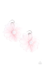 Load image into Gallery viewer, Paparazzi Cosmopolitan Chiffon - Pink Earrings