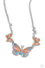 Load image into Gallery viewer, Paparazzi The FLIGHT Direction - Orange Necklace
