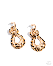 Load image into Gallery viewer, Paparazzi Hammered Highway - Black Earrings