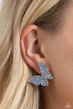 Load image into Gallery viewer, Paparazzi High Life - Blue Earrings and Paparazzi High Time - Blue Ring Set