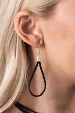 Load image into Gallery viewer, Paparazzi Textured Tapestry - Black Necklace (Choker)