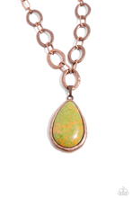 Load image into Gallery viewer, Paparazzi Tangible Tranquility - Copper Necklace