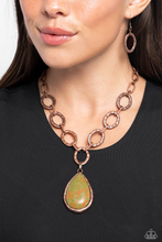 Load image into Gallery viewer, Paparazzi Tangible Tranquility - Copper Necklace