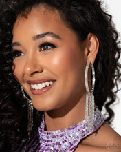Load image into Gallery viewer, Paparazzi Jaw-Dropping Jubliee - White Earrings (September 2024 Life Of The Party)