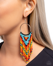 Load image into Gallery viewer, Paparazzi Waving the Banner - Multi Earrings