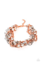 Load image into Gallery viewer, Paparazzi Totally Two-Toned - Copper Necklace & Paparazzi Two-Tone Taste - Copper Bracelet