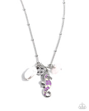 Load image into Gallery viewer, Paparazzi Seahorse Shimmer - Purple Necklace