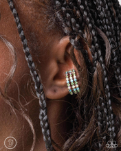 Load image into Gallery viewer, Paparazzi Iridescent Improv - Multi Earrings & Paparazzi Iridescent Influence - Multi Ear Cuff Set