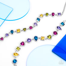 Load image into Gallery viewer, Paparazzi Abstract Admirer - Multi Necklace (Choker) and Paparazzi Actively Abstract - Multi Bracelet Set (October 2023 Life Of The Party)