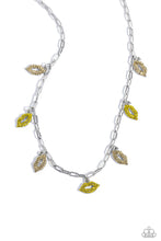 Load image into Gallery viewer, Paparazzi KISS the Mark - Yellow Necklace
