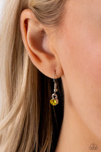 Load image into Gallery viewer, Paparazzi KISS the Mark - Yellow Necklace