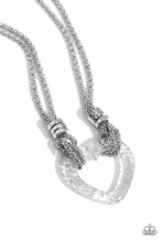 Load image into Gallery viewer, Paparazzi Lead with Your Heart - Silver Necklace