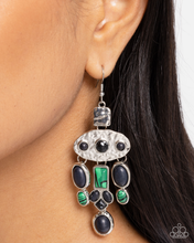 Load image into Gallery viewer, Paparazzi Inspired Interval - Black Earrings