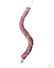 Load image into Gallery viewer, Paparazzi Chic Connection - Red Necklace & Paparazzi Serendipitous Strands - Red Bracelet Set