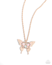 Load image into Gallery viewer, Paparazzi Showstopping Shuttle - Rose Gold Necklace