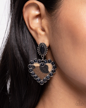 Load image into Gallery viewer, Paparazzi Whimsical Wrangler - Black Earrings