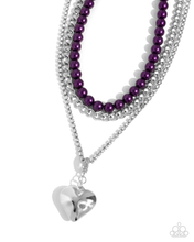 Load image into Gallery viewer, Paparazzi Easy Elevation - Purple Necklace