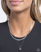 Load image into Gallery viewer, Paparazzi Padlock Possession - Silver Necklace