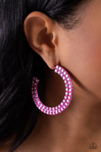 Load image into Gallery viewer, Paparazzi Flawless Fashion - Pink Earrings