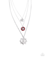 Load image into Gallery viewer, Paparazzi Anchor Arrangement - Red Necklace