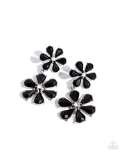 Load image into Gallery viewer, Paparazzi Floral Fun - Black Necklace & Paparazzi A Blast of Blossoms - Black Earrings Set