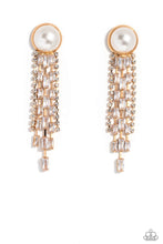 Load image into Gallery viewer, Paparazzi Genuinely Gatsby - Gold Earrings