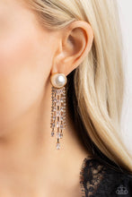 Load image into Gallery viewer, Paparazzi Genuinely Gatsby - Gold Earrings