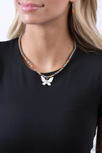 Load image into Gallery viewer, Paparazzi Vibrant Flutter - White Necklace