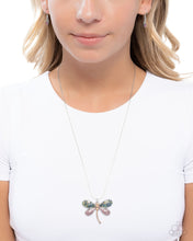 Load image into Gallery viewer, Paparazzi Dragonfly Defiance - Purple Necklace