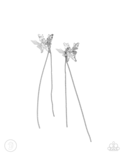 Load image into Gallery viewer, Paparazzi Take Flight - Silver Earrings (Ear Cuff)
