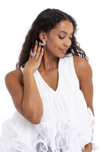 Load image into Gallery viewer, Paparazzi High Life - Pink Earrings & Paparazzi High Time - Pink Ring Set