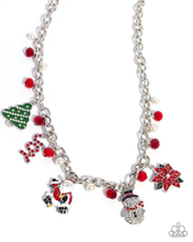 Load image into Gallery viewer, Paparazzi Most Wonderful Time of the Year - Multi Necklace & Paparazzi Bundle of Joy - Red Earrings & Paparazzi North Pole Panache - Multi Bracelet & Paparazzi Poinsettia Pizzazz - Multi Bracelet (Pink Friday November 2024 - Week 1)