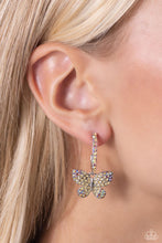 Load image into Gallery viewer, Paparazzi Whimsical Waltz - Yellow Earrings
