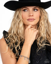 Load image into Gallery viewer, Paparazzi Yeehaw Yell - White Bracelet (2024 November Life Of The Party)