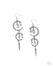 Load image into Gallery viewer, Paparazzi Celestial Cascade - White Earrings