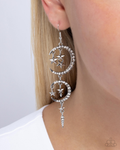 Load image into Gallery viewer, Paparazzi Celestial Cascade - White Earrings
