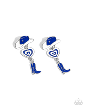 Load image into Gallery viewer, Paparazzi Swing Dance Delight - Blue Earrings