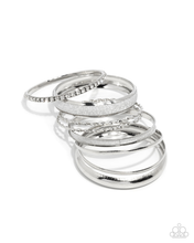 Load image into Gallery viewer, Paparazzi Smoldering Stack - Silver Bracelet
