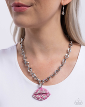 Load image into Gallery viewer, Paparazzi Keepsake Kisser - Pink Necklace