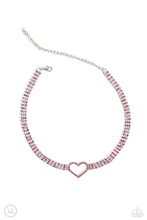 Load image into Gallery viewer, Paparazzi Rows of Romance - Pink Necklace (Choker)