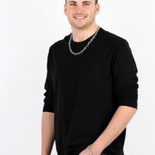 Load image into Gallery viewer, Paparazzi Modern Motorhead - Silver Necklace and Paparazzi Double Clutch Bracelet Set