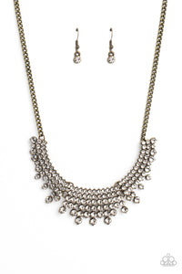 Paparazzi Shimmering Song - Brass Necklace