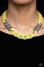 Load image into Gallery viewer, Paparazzi Curb Your Enthusiasm - Yellow Necklace
