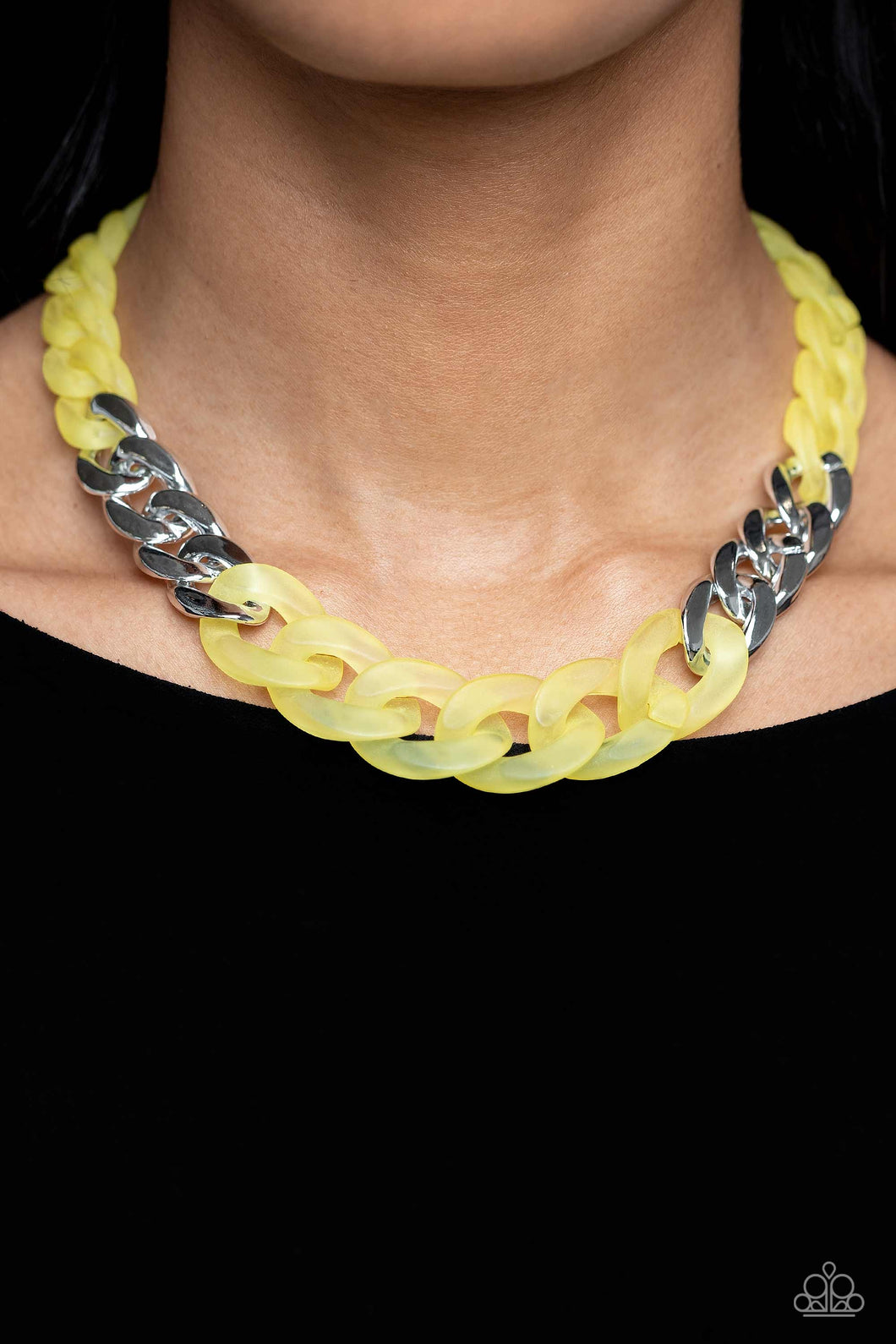 Paparazzi Curb Your Enthusiasm - Yellow Necklace