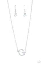 Load image into Gallery viewer, Paparazzi INITIALLY Yours - G - White Necklace
