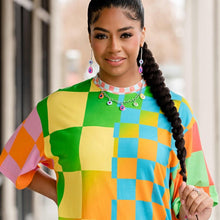 Load image into Gallery viewer, Paparazzi Colorblock Canvas - Multi Earrings (May 2023 Fashion Fix)